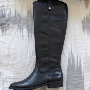 NIB INC Black Fawne Riding Boots Size 9.5M